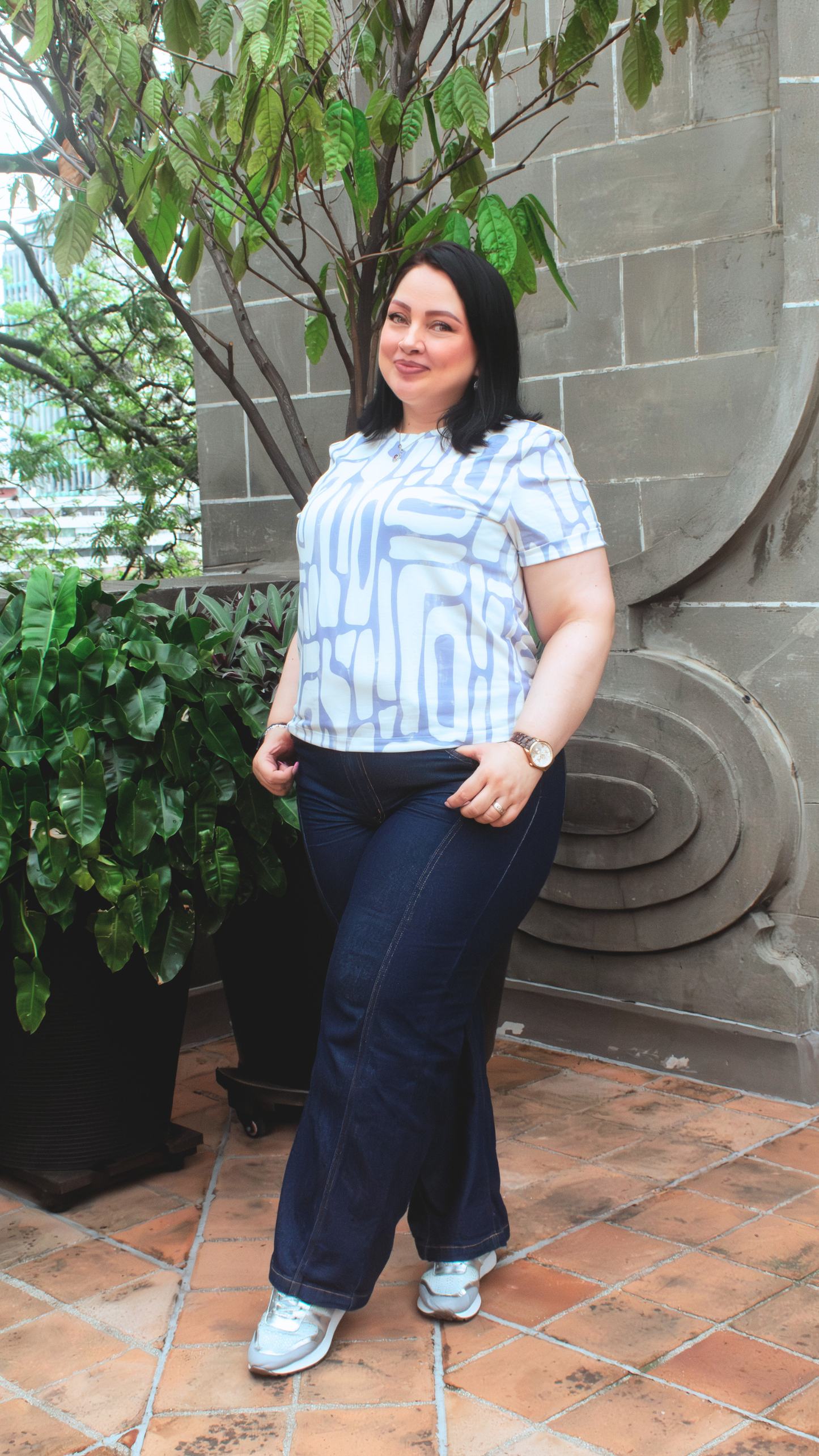 Blusa Nativa Blue