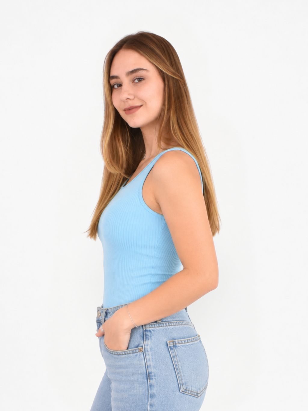 Blusa Vittoria Azul Claro para mujer — imagen 2 — Vittoria
