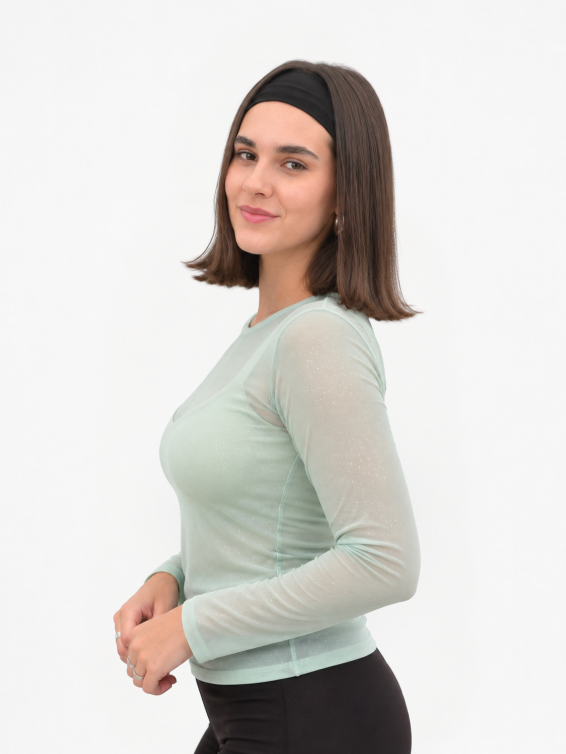 Blusa Cristalmesh Menta para mujer — imagen 2 — Vittoria