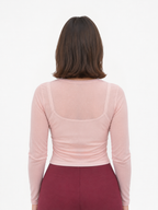 Blusa Cristalmesh Flor De Cereza para mujer — imagen 3 — Vittoria