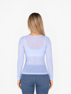 Blusa Mallatex Celeste para mujer — imagen 2 — Vittoria