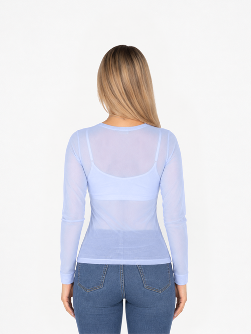 Blusa Mallatex Celeste para mujer — imagen 2 — Vittoria