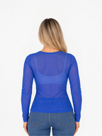 Blusa Mallatex Azul Oscuro para mujer — imagen 3 — Vittoria