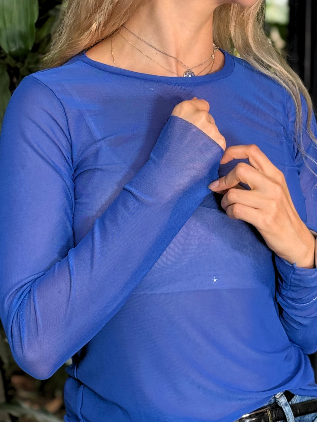 Blusa Mallatex Azul Oscuro para mujer — imagen 4 — Vittoria