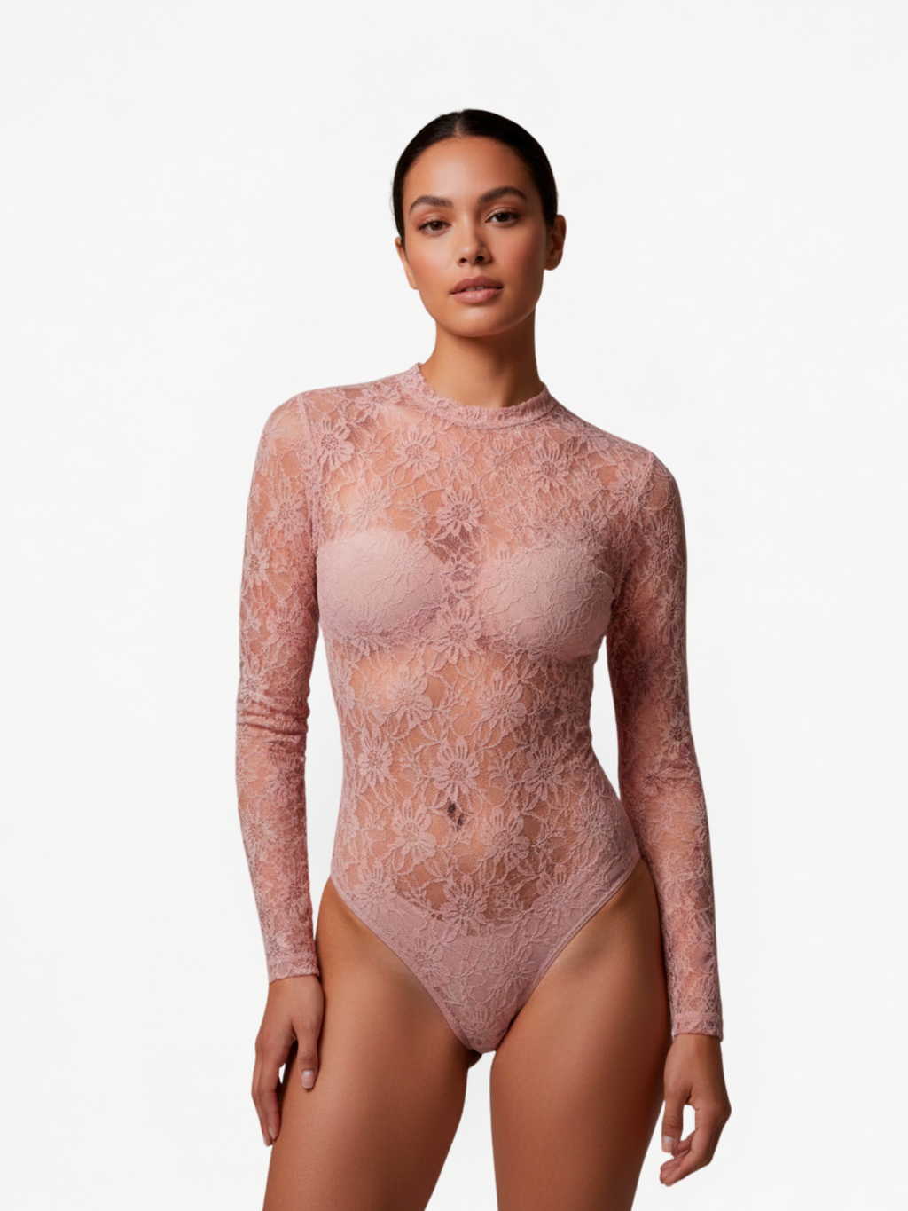 Body Dama Palo De Rosa de encaje para mujer — imagen 2 — Vittoria