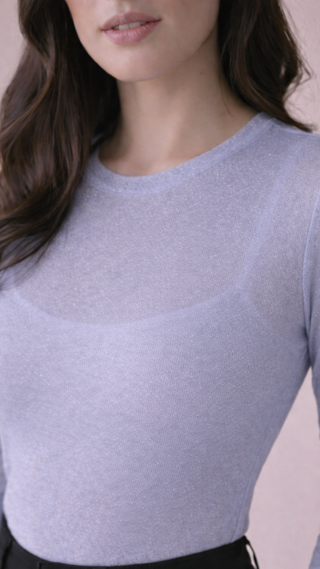 Blusa Cristalmesh