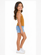 Blusa Niña Mostaza, camisilla para niña — imagen 2 — Vittoria