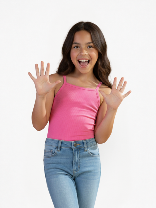 Blusa Niña Rosa Barbie
