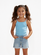 Blusa Niña Azul Bebe, camisilla para niña — Vittoria