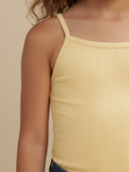 Blusa Niña Amarillo, camisilla para niña — imagen 4 — Vittoria