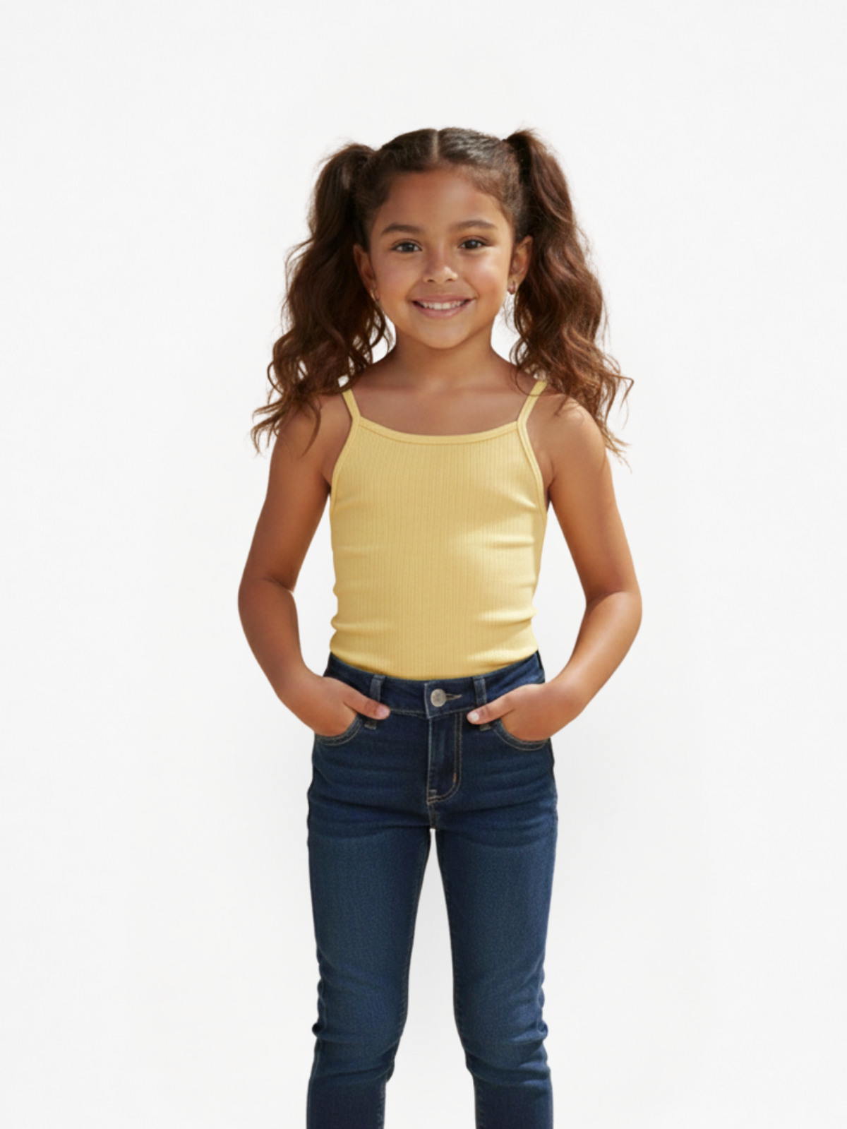 Blusa Niña Amarillo, camisilla para niña — Vittoria
