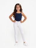 Blusa Niña Azul Oscuro, camisilla para niña — Vittoria
