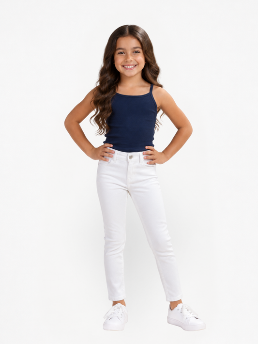 Blusa Niña Azul Oscuro