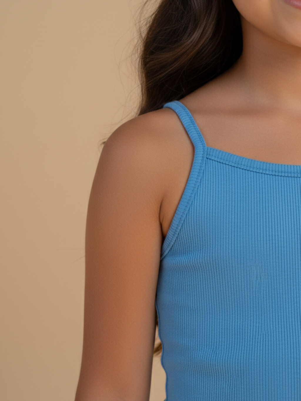 Blusa Niña Azul Claro, camisilla para niña — imagen 4 — Vittoria
