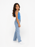 Blusa Niña Azul Claro, camisilla para niña — imagen 2 — Vittoria