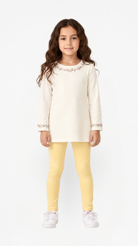 Leggins Niña Amarillo