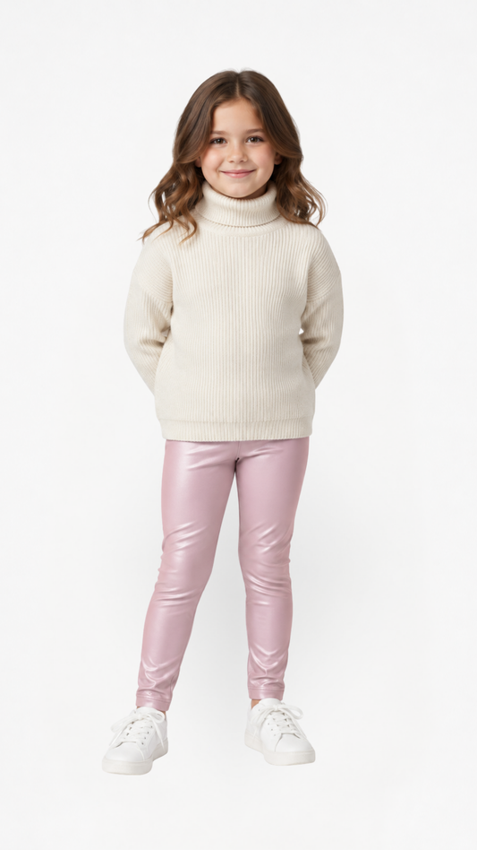 Leggins Niña Palo De Rosa
