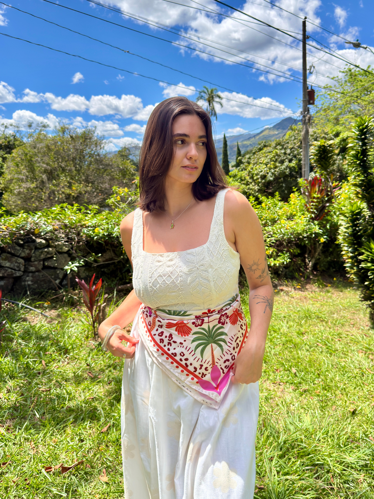 Pañoleta Jardín Paraíso para mujer — imagen 2 — Vittoria