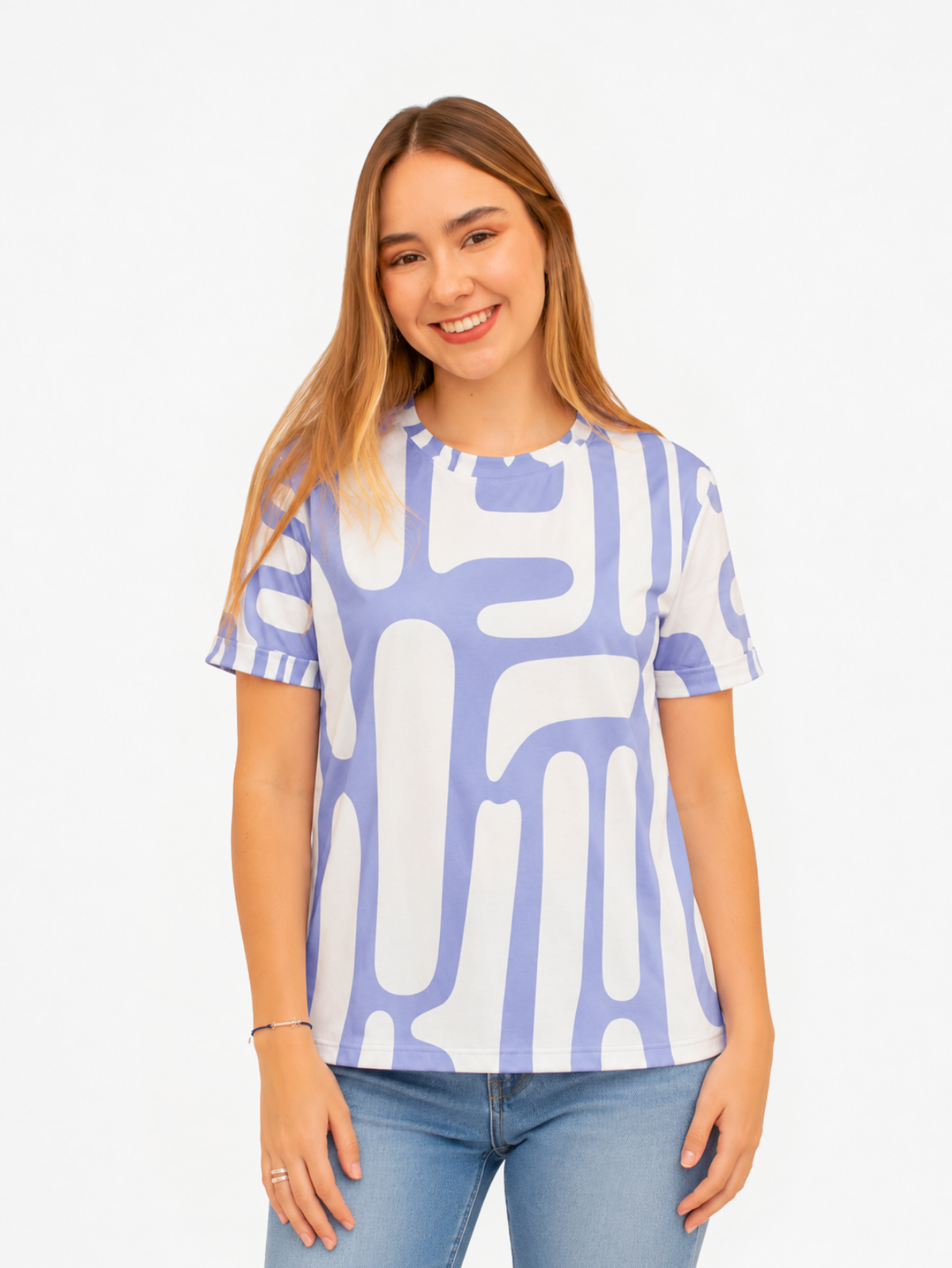 Blusa Nativa Blue para mujer — imagen 2 — Vittoria