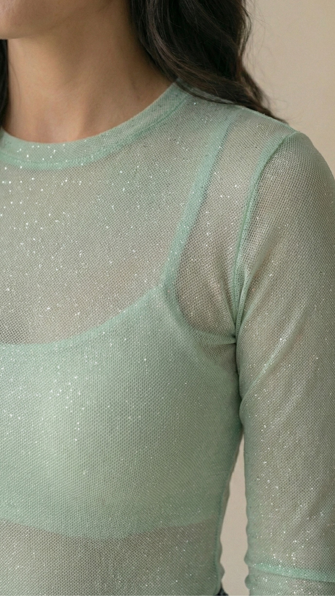 Blusa Cristalmesh
