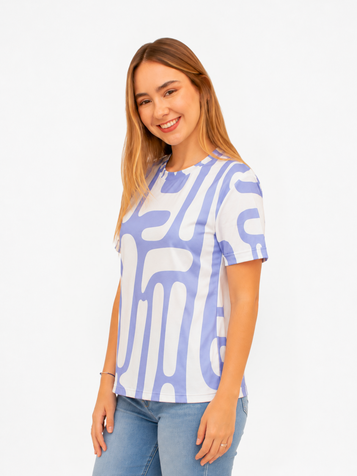 Blusa Nativa Blue para mujer — imagen 3 — Vittoria