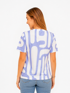 Blusa Nativa Blue para mujer — imagen 4 — Vittoria