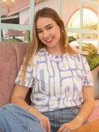 Blusa Nativa Blue para mujer — imagen 5 — Vittoria