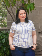 Blusa Nativa Blue para mujer — imagen 6 — Vittoria